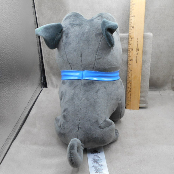 Disney Store Puppy Pals Bingo 10" Plush Black/Gray Pug Dog - Picture 4 of 8